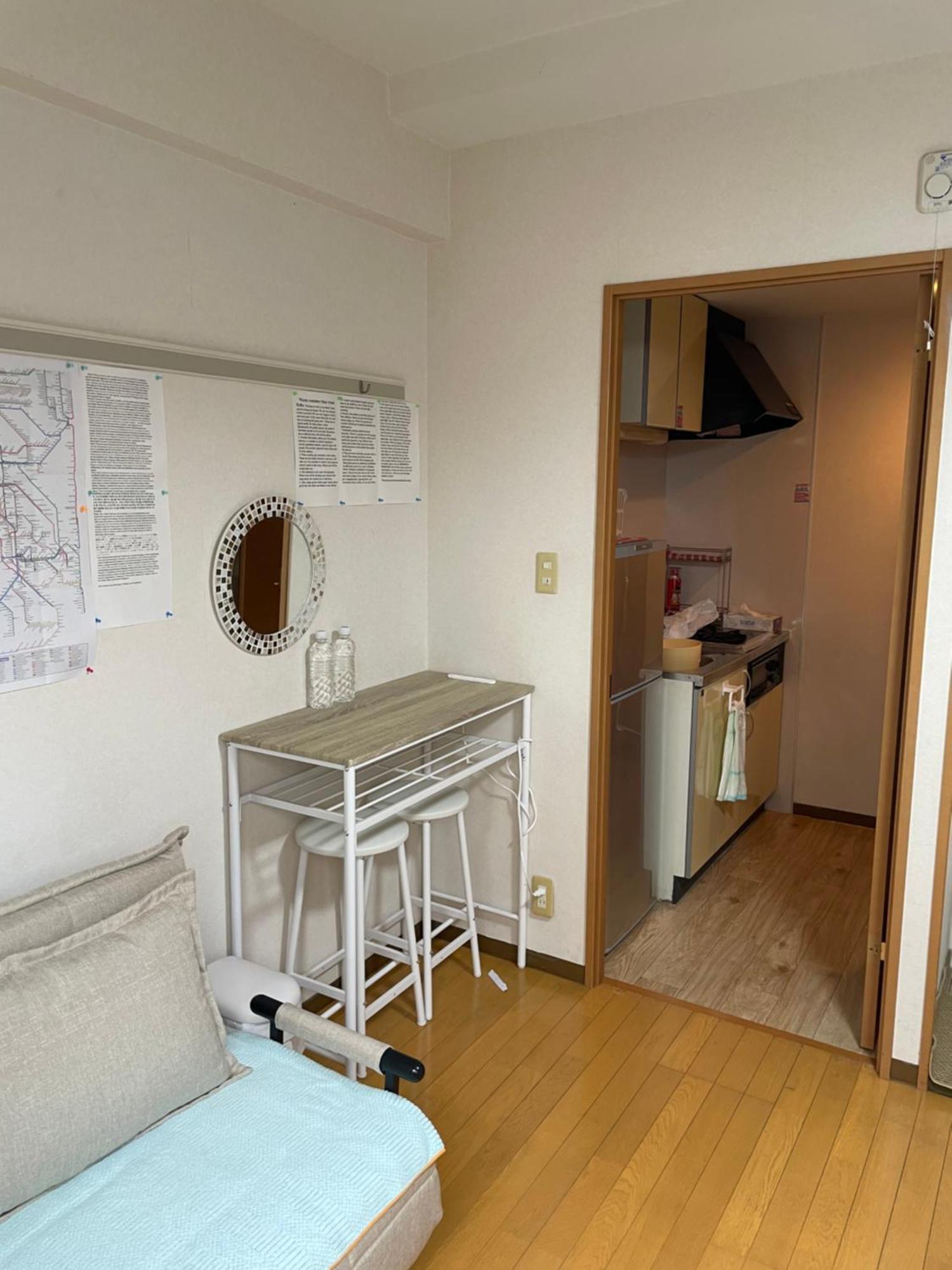 新宿庭院の屋-Shinjuku Garden Home -28 Square Meters King Size Bed Garden Room Токио Экстерьер фото